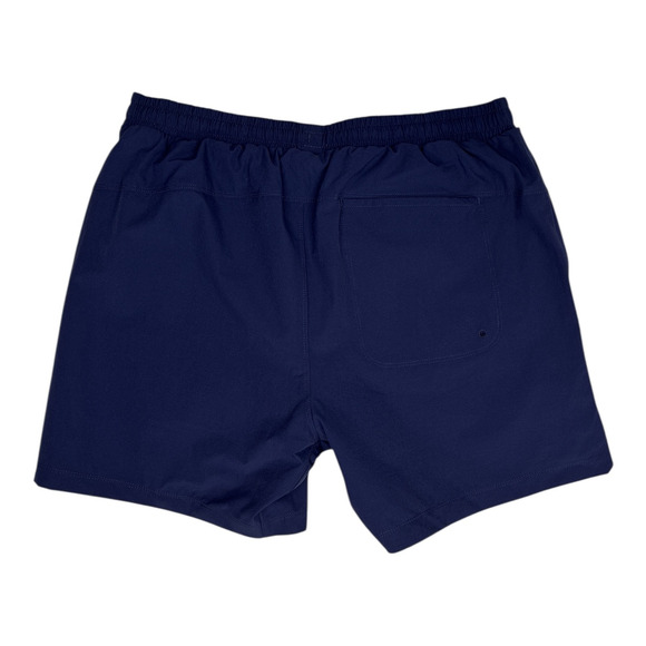 Fabletics Mens Size M Navy Blue Swim Trunks 5 in. - Picture 4 of 5